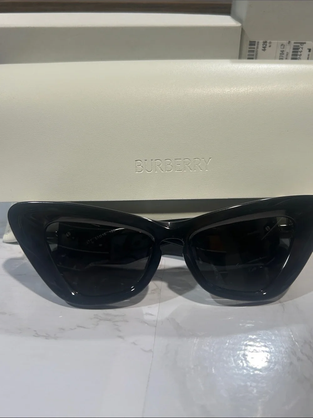 Burberry Black Cat-Eye Sunglasses